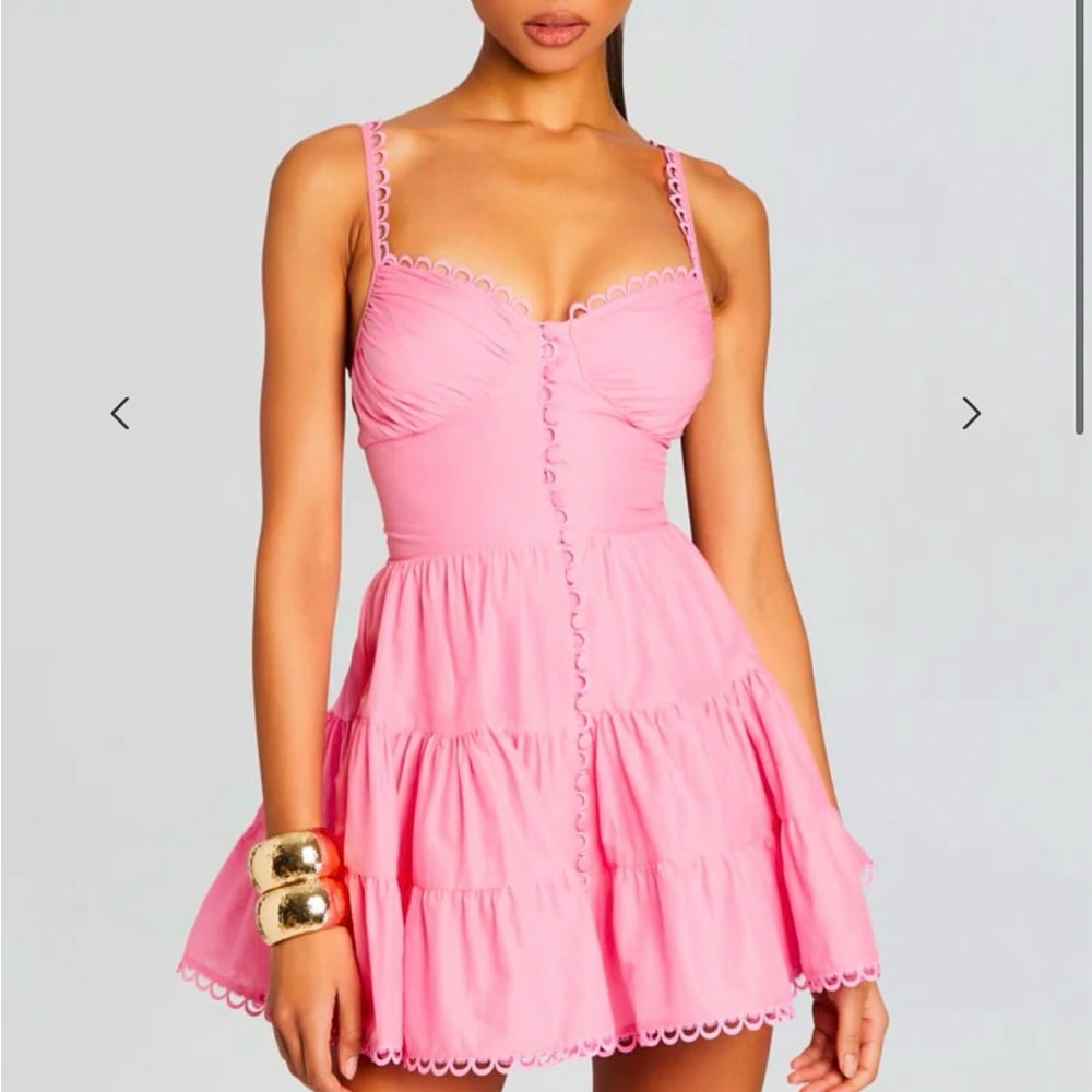 Charo Ruiz Pink Mini Dress